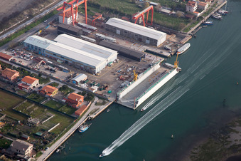 Photographie aérienne de Sant'Antonio dans le département Vénétie, Italie