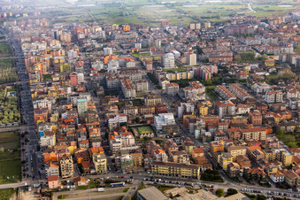 Photographie aérienne de Chioggia dans le département Metropolitanstadt Venedig, Italie