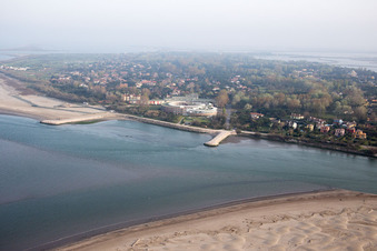 Vue oblique de Caleri dans le département Vénétie, Italie