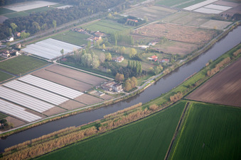 Photographie aérienne de Bertagia dans le département Vénétie, Italie