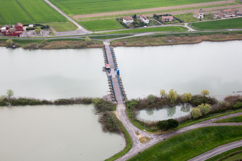 Gorino dans le département Vénétie, Italie d'en haut