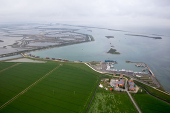 Photographie aérienne de Pila dans le département Vénétie, Italie