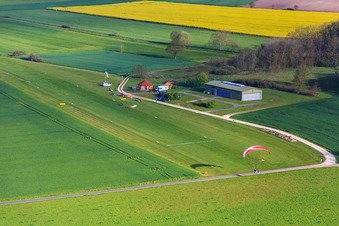 Photographie aérienne de Aérodrome UL Burgebrach à le quartier Grasmannsdorf in Burgebrach dans le département Bavière, Allemagne