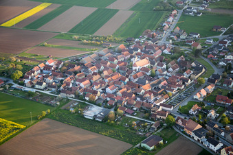 Quartier Untereisenheim in Eisenheim dans le département Bavière, Allemagne vue d'en haut