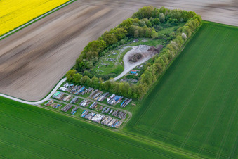 Grettstadt dans le département Bavière, Allemagne d'en haut