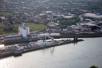 Worms dans le département Rhénanie-Palatinat, Allemagne hors des airs