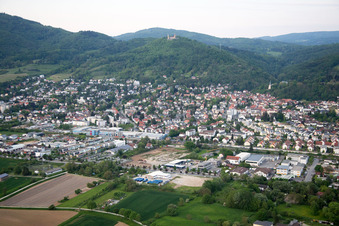 Vue aérienne de Quartier Auerbach in Bensheim dans le département Hesse, Allemagne