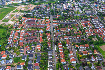 Vue aérienne de Dans le Grohfuß à Oppenheim dans le département Rhénanie-Palatinat, Allemagne