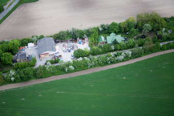 Vue aérienne de Dalheim dans le département Rhénanie-Palatinat, Allemagne