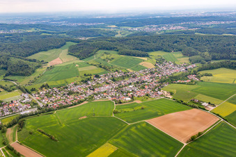 Photographie aérienne de Quartier Nieder-Modau in Ober-Ramstadt dans le département Hesse, Allemagne