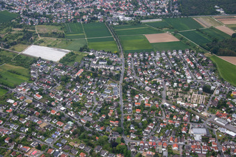 Image drone de Quartier Jugenheim an der Bergstrasse in Seeheim-Jugenheim dans le département Hesse, Allemagne