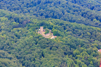 Photographie aérienne de Château Alsbach à le quartier Alsbach in Alsbach-Hähnlein dans le département Hesse, Allemagne