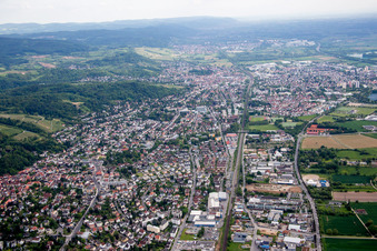 Photographie aérienne de Quartier Auerbach in Bensheim dans le département Hesse, Allemagne