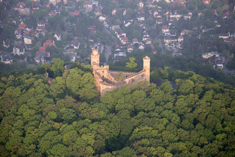 Château Auerbach à le quartier Auerbach in Bensheim dans le département Hesse, Allemagne hors des airs