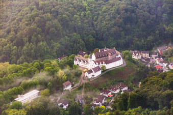 Vue aérienne de Verrouillage à le quartier Schönberg in Bensheim dans le département Hesse, Allemagne