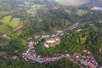 Vue aérienne de Quartier Schönberg in Bensheim dans le département Hesse, Allemagne
