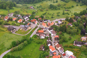 Vue aérienne de Juhöhe dans le département Hesse, Allemagne
