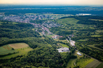 Photographie aérienne de Du sud-est à Weingarten dans le département Bade-Wurtemberg, Allemagne