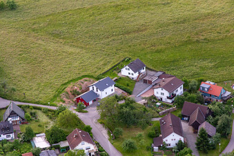 Enregistrement par drone de Quartier Brombach in Eberbach dans le département Bade-Wurtemberg, Allemagne