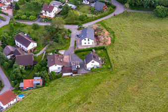 Quartier Brombach in Eberbach dans le département Bade-Wurtemberg, Allemagne d'un drone