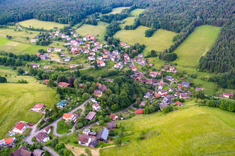 Image drone de Quartier Brombach in Eberbach dans le département Bade-Wurtemberg, Allemagne