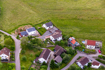 Photographie aérienne de Quartier Brombach in Eberbach dans le département Bade-Wurtemberg, Allemagne
