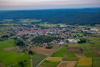 Vue aérienne de Quartier Beerfelden in Oberzent dans le département Hesse, Allemagne