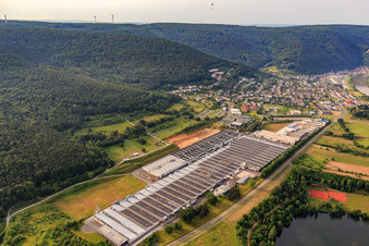 Photographie aérienne de Rauch Furniture Works GmbH à Freudenberg dans le département Bade-Wurtemberg, Allemagne
