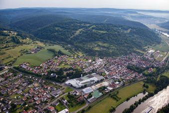 Photographie aérienne de Quartier Fechenbach in Collenberg dans le département Bavière, Allemagne