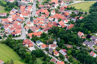 Photographie aérienne de Quartier Rothhausen in Thundorf in Unterfranken dans le département Bavière, Allemagne