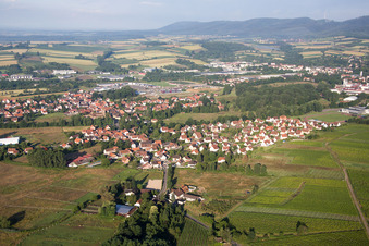 Image drone de Quartier Altenstadt in Wissembourg dans le département Bas Rhin, France