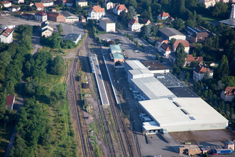 Vue aérienne de CFGV - Grottes de Wissembourg à Wissembourg dans le département Bas Rhin, France