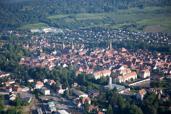 Photographie aérienne de Wissembourg dans le département Bas Rhin, France