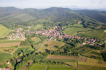 Rott dans le département Bas Rhin, France vue du ciel
