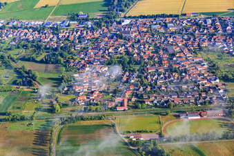 Photographie aérienne de Vue du village de Viehstrich depuis le sud à Steinfeld dans le département Rhénanie-Palatinat, Allemagne