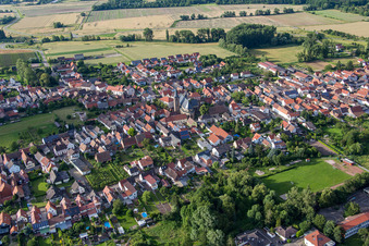 Photographie aérienne de Quartier Geinsheim in Neustadt an der Weinstraße dans le département Rhénanie-Palatinat, Allemagne