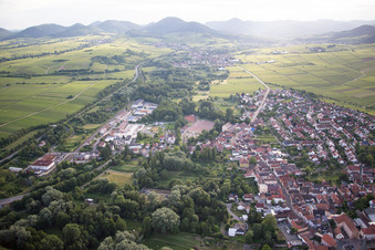 Quartier Godramstein in Landau in der Pfalz dans le département Rhénanie-Palatinat, Allemagne vue d'en haut
