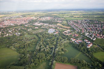 Vue d'oiseau de Landau in der Pfalz dans le département Rhénanie-Palatinat, Allemagne