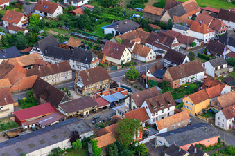 Vue aérienne de Sonnenhof à Barbelroth dans le département Rhénanie-Palatinat, Allemagne