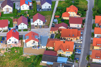 Vue aérienne de Dans le Grand Sable, Mühlstr à Barbelroth dans le département Rhénanie-Palatinat, Allemagne