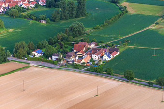 Vue aérienne de Quartier de Welschhof à Freckenfeld dans le département Rhénanie-Palatinat, Allemagne