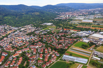 Vue aérienne de Chemin des Birken à Dossenheim dans le département Bade-Wurtemberg, Allemagne