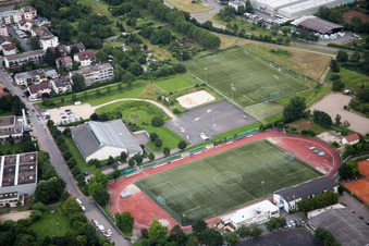 Vue oblique de Dossenheim dans le département Bade-Wurtemberg, Allemagne