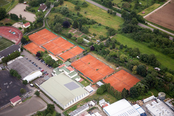 Dossenheim dans le département Bade-Wurtemberg, Allemagne d'en haut