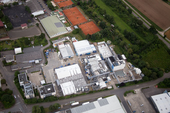 Dossenheim dans le département Bade-Wurtemberg, Allemagne hors des airs