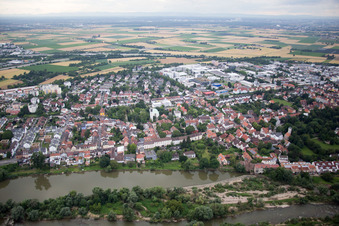 Vue aérienne de Quartier Wieblingen in Heidelberg dans le département Bade-Wurtemberg, Allemagne