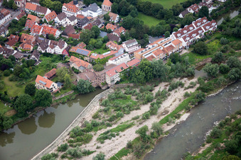 Vue aérienne de Quartier Wieblingen in Heidelberg dans le département Bade-Wurtemberg, Allemagne
