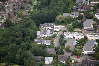 Vue aérienne de Quartier Emmertsgrund in Heidelberg dans le département Bade-Wurtemberg, Allemagne