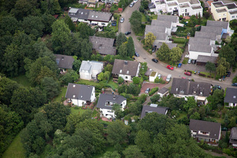 Vue aérienne de Quartier Emmertsgrund in Heidelberg dans le département Bade-Wurtemberg, Allemagne
