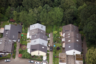 Vue d'oiseau de HD-Emmertsgrund à le quartier Emmertsgrund in Heidelberg dans le département Bade-Wurtemberg, Allemagne